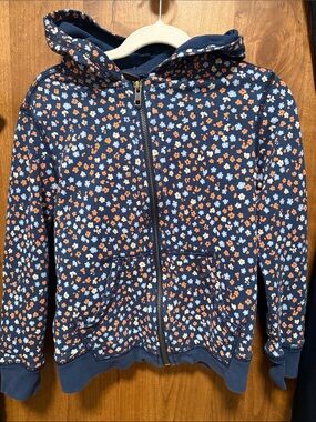 Girls (6) TEA Floral Zip-Up Hoodie